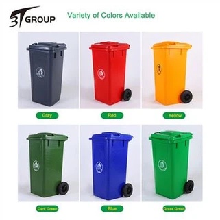 سلة المهملات البلاستيكية الخارجية